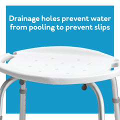 bath shower seat w o back adjustable carexnon retail