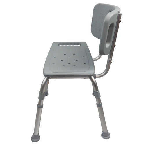 Bathroom Perfect Shower Chair With Back By Blue Jay  Each   All Care Store