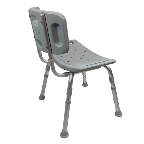 Bathroom Perfect Shower Chair With Back By Blue Jay  Each   All Care Store