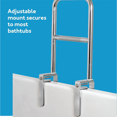 bathtub rail dual level