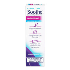 bausch lomb soothe lubricant eye ointment nighttime dry eye therapy soothe eye lubricant mk1113365ea