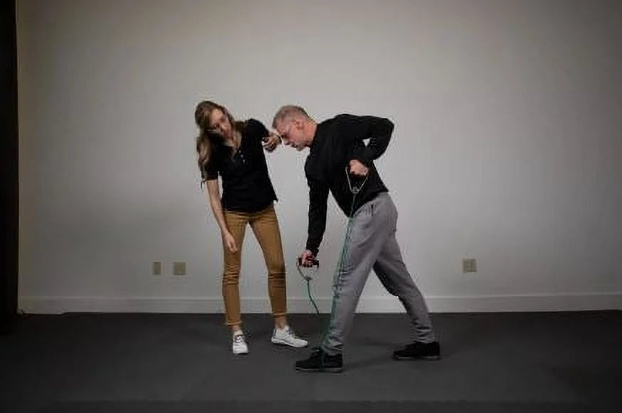 Theraband Resistive Exercise Tubing W/softgrips Black 50