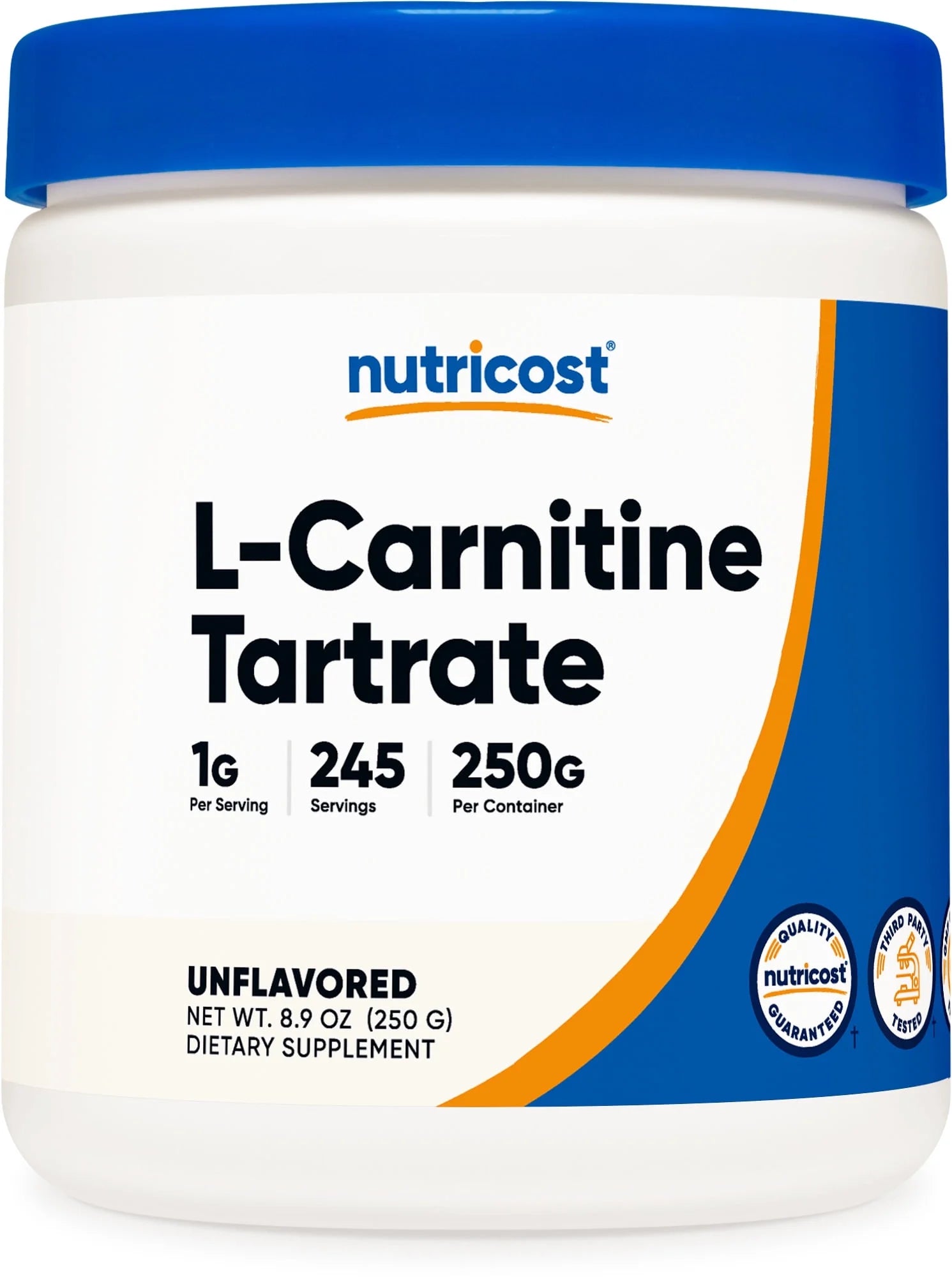 L-Carnitine Tartrate, Unflavored, 8.8 Oz (250 G),