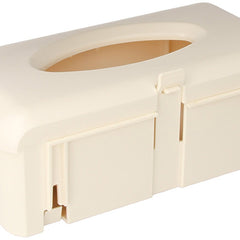 Glove Box Holder BD Horizontal Mounted 1 Box Capacity Ivory 4 1/4 X 7 X 12 Inch Plastic