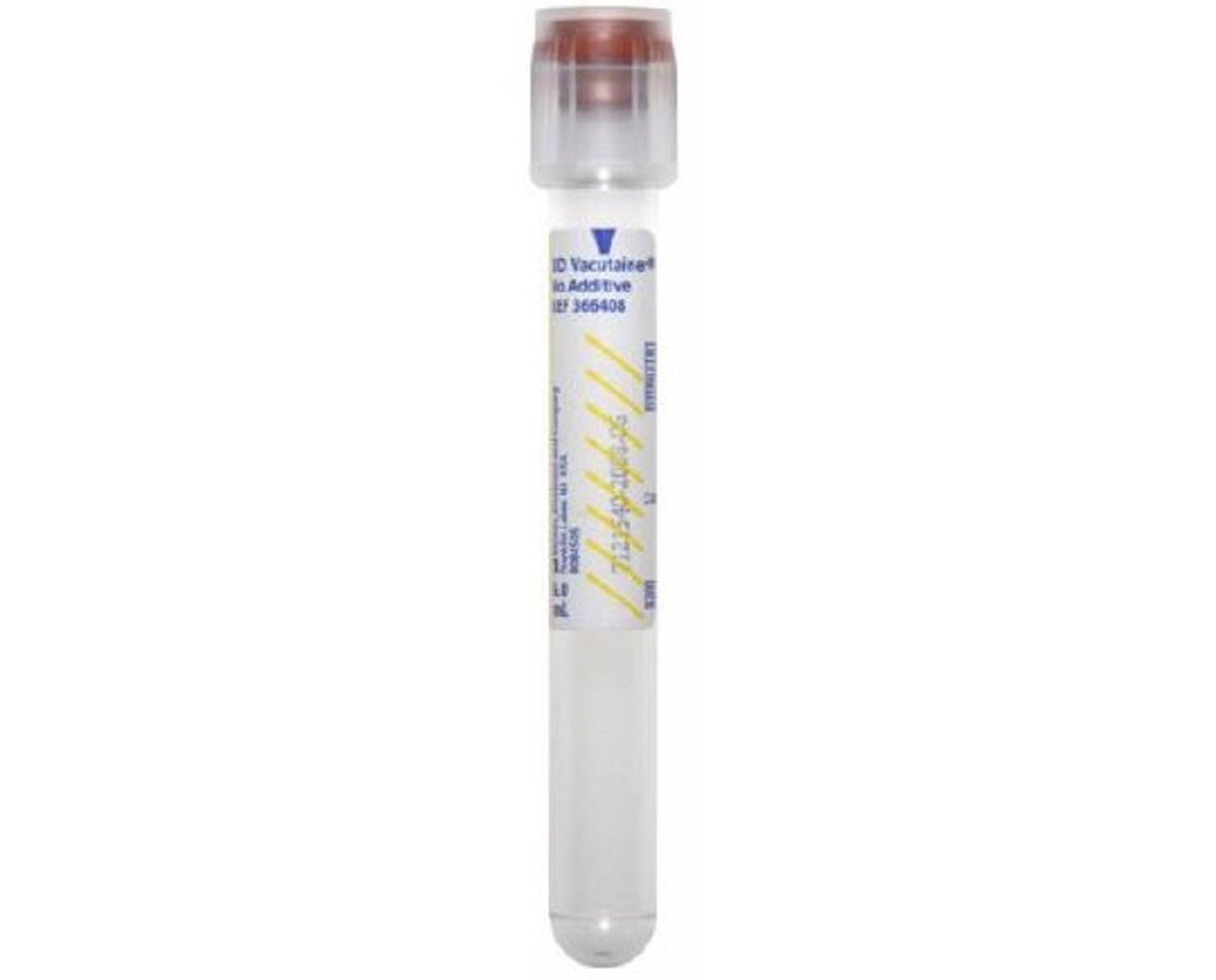 BD Vacutainer No Additive (Z) Plus Secondary Tube Plain 6 mL BD Hemogard Closure Polyethylene Terephthalate (PET) Tube