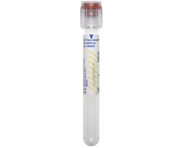 BD Vacutainer No Additive (Z) Plus Secondary Tube Plain 6 mL BD Hemogard Closure Polyethylene Terephthalate (PET) Tube