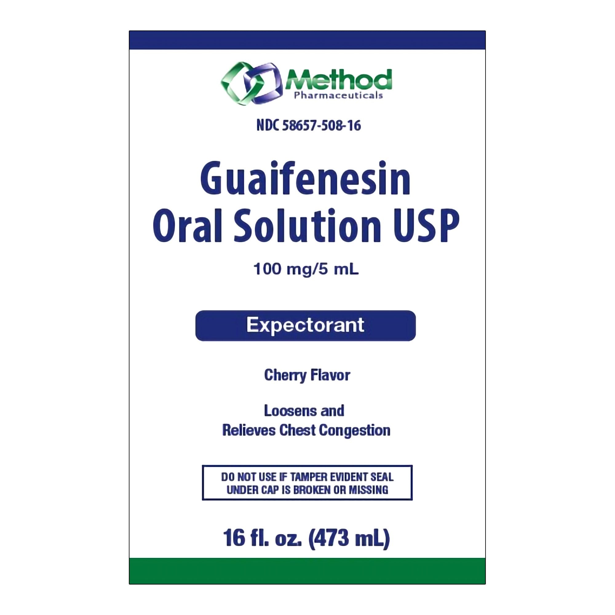 Cold and Cough Relief 100 mg / 5 mL Strength Liquid 16 oz.