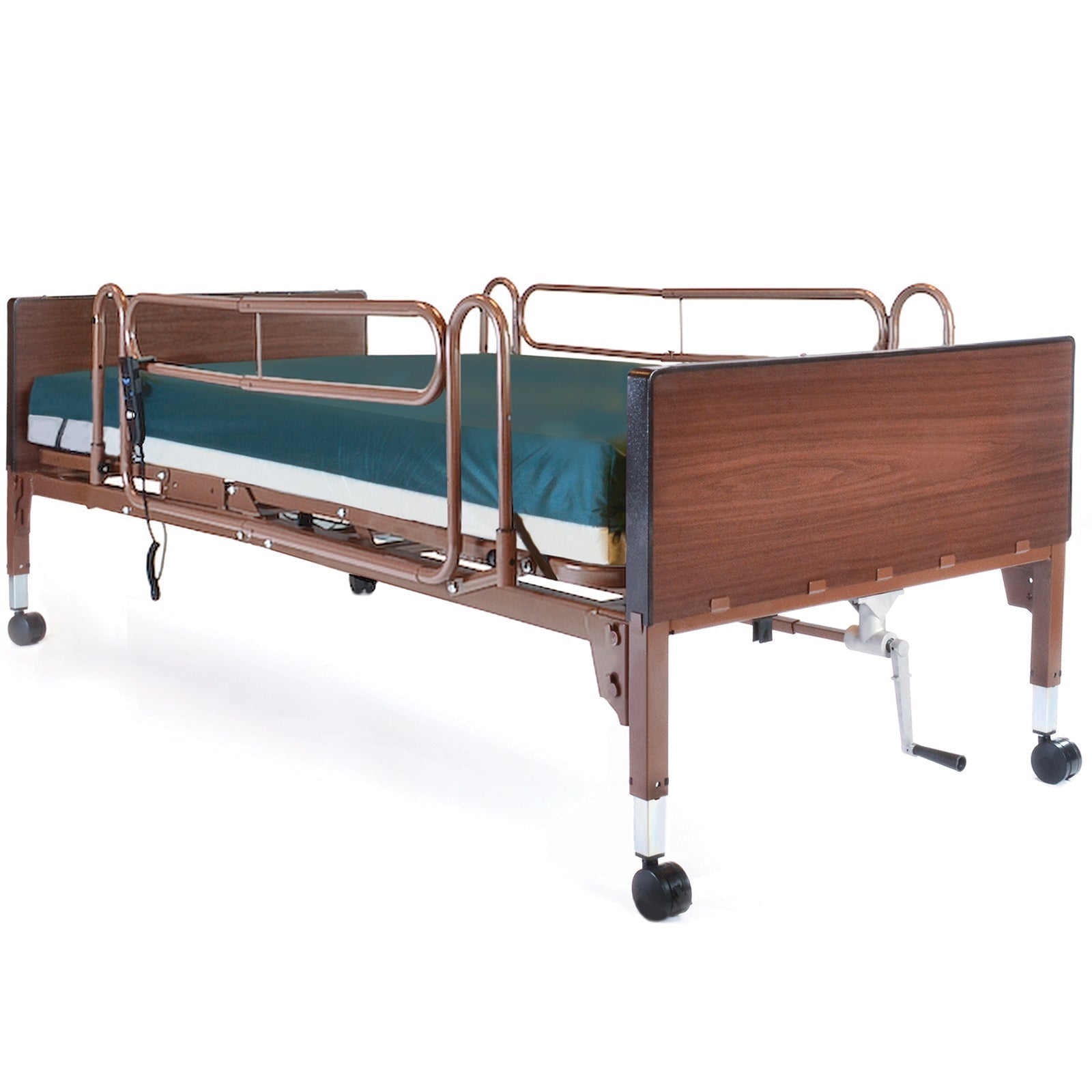 bed rails full length reduced gap pair