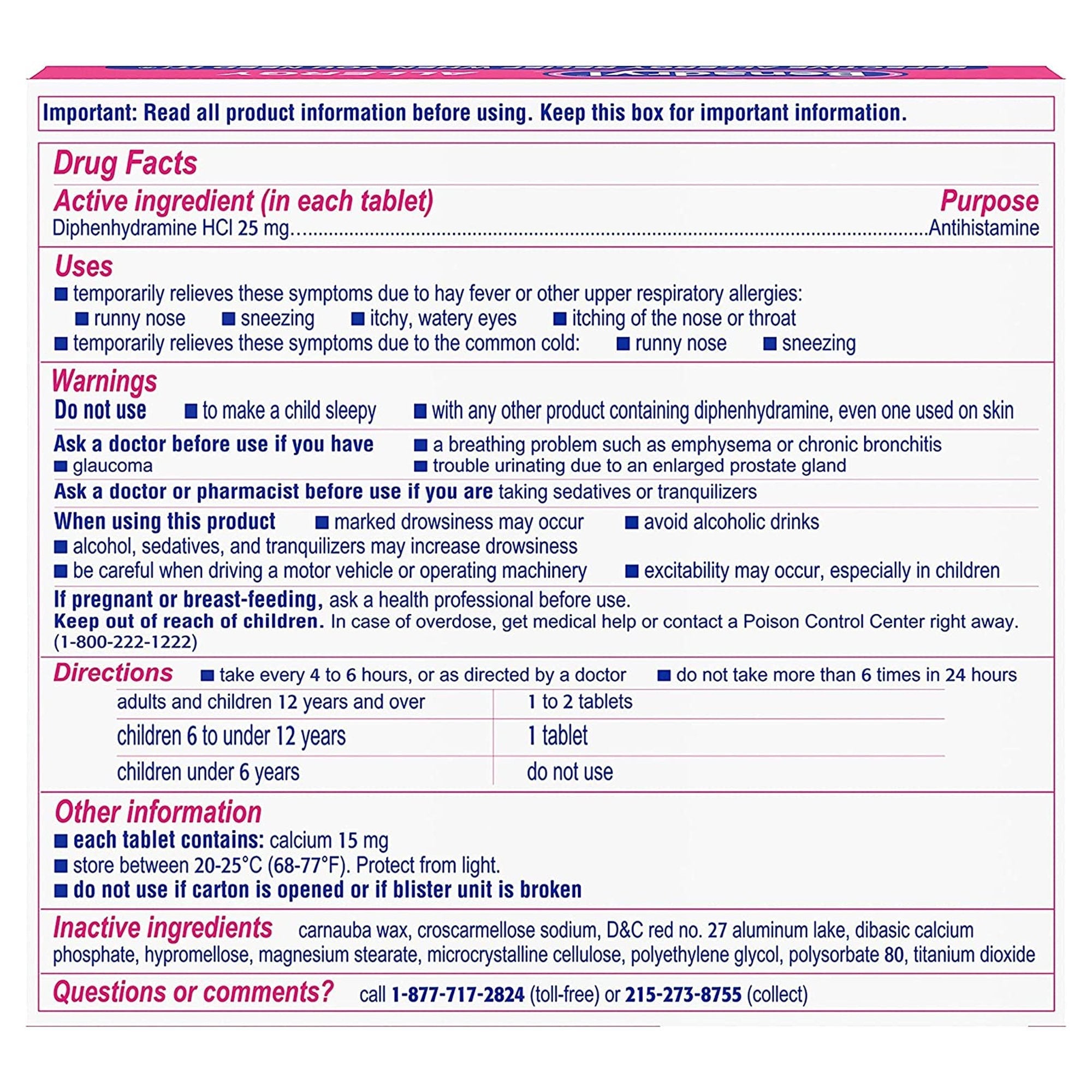 benadryl allergy ultratabs benadryl allergy relief mk783320bx