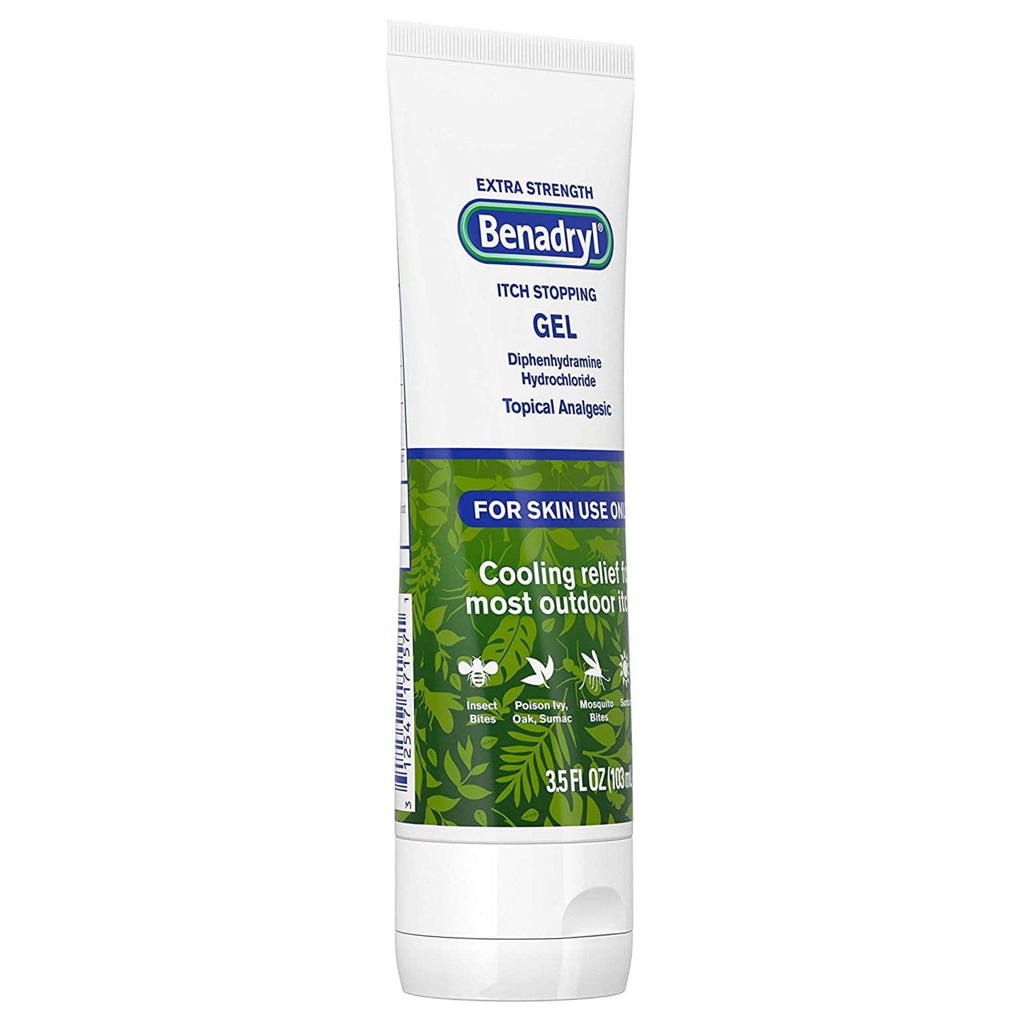 benadryl itch stopping diphenhydramine topical analgesic gel extra strength benadryl itch relief mk874402ea