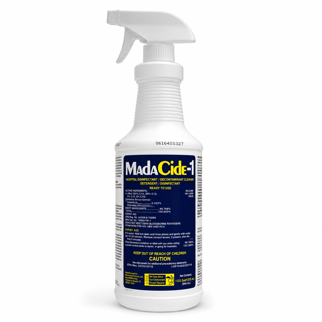 Madacide -1  32 Oz. Spray Disinfectant/cleaner