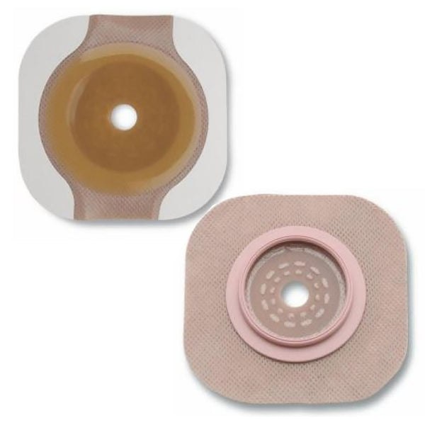 Ostomy Barrier New Image Flextend Trim to Fit, Extended Wear Adhesive Tape 44 mm Flange Green Code System Hydrocolloid Up to 1 1/4 Inch Opening