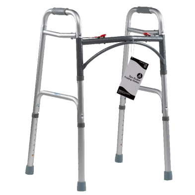 Adult Two Button Folding Walker