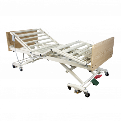 DB300 Bariatric LTC 5 Function Low Bed - Wood Boards - Cherr