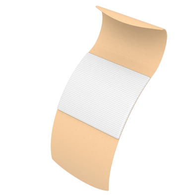 Sheer Plastic Adhesive Bandages - Sterile