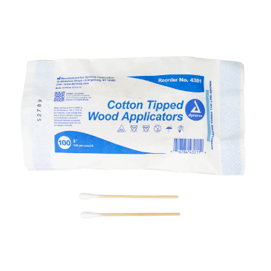 Cotton Tipped Wood Applicators - Non-Sterile