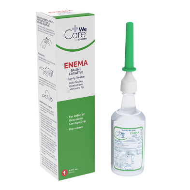 Enema 4.5 oz. 100% Strength Saline Enzyme,Packaging Type- Each