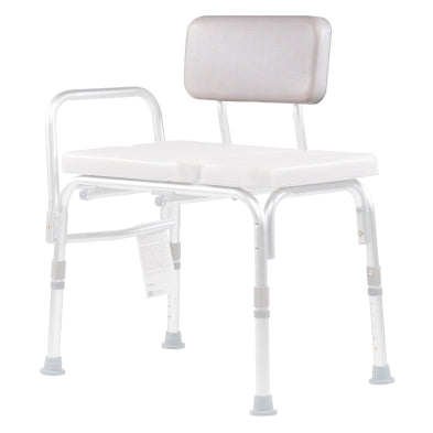 Dynarex Padded Tub Transfer Bench Seat/Back Rest Pad