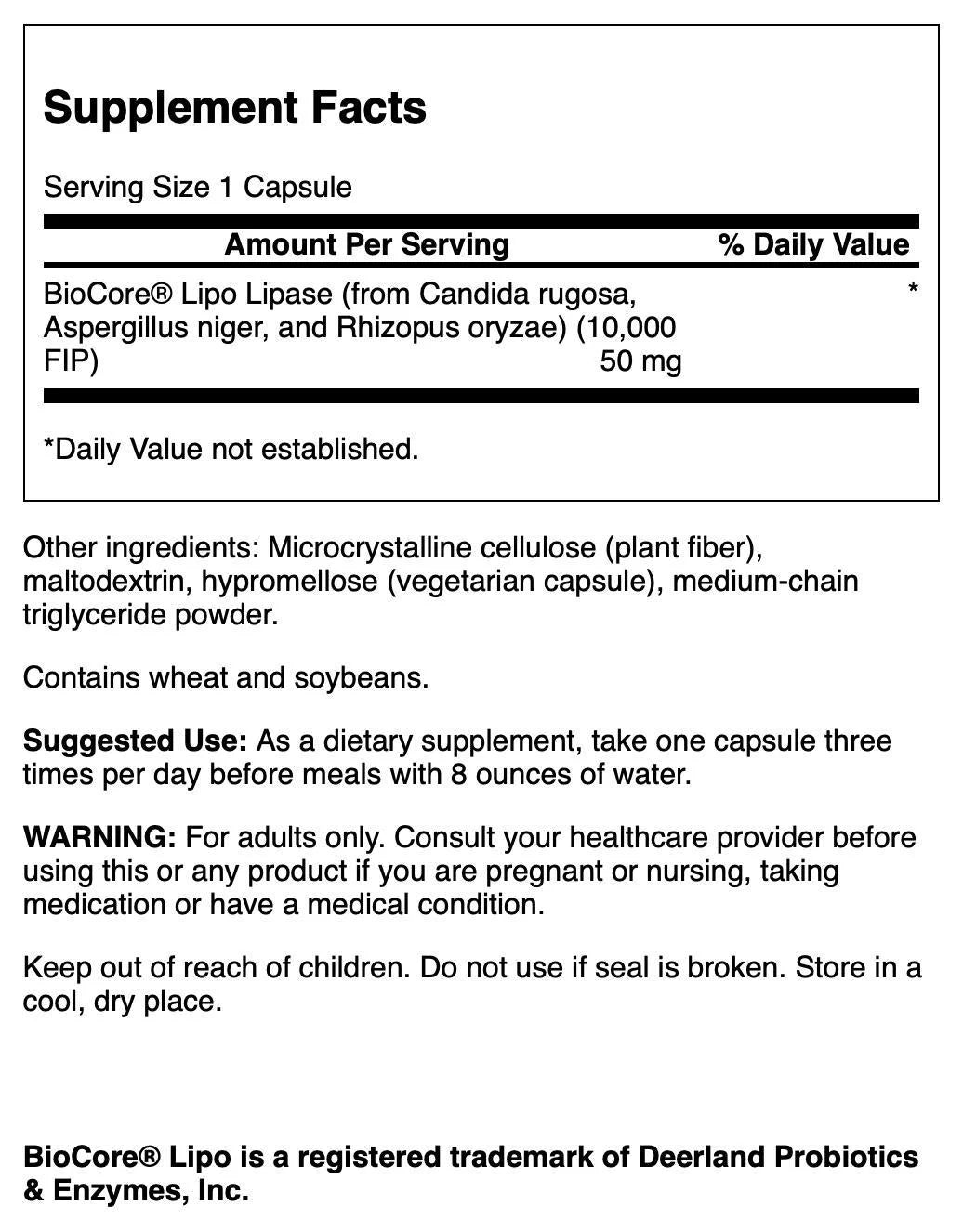 Biocore Lipo   Maximum Strength 10,000 Fip 60 Veg Caps 4 Pack