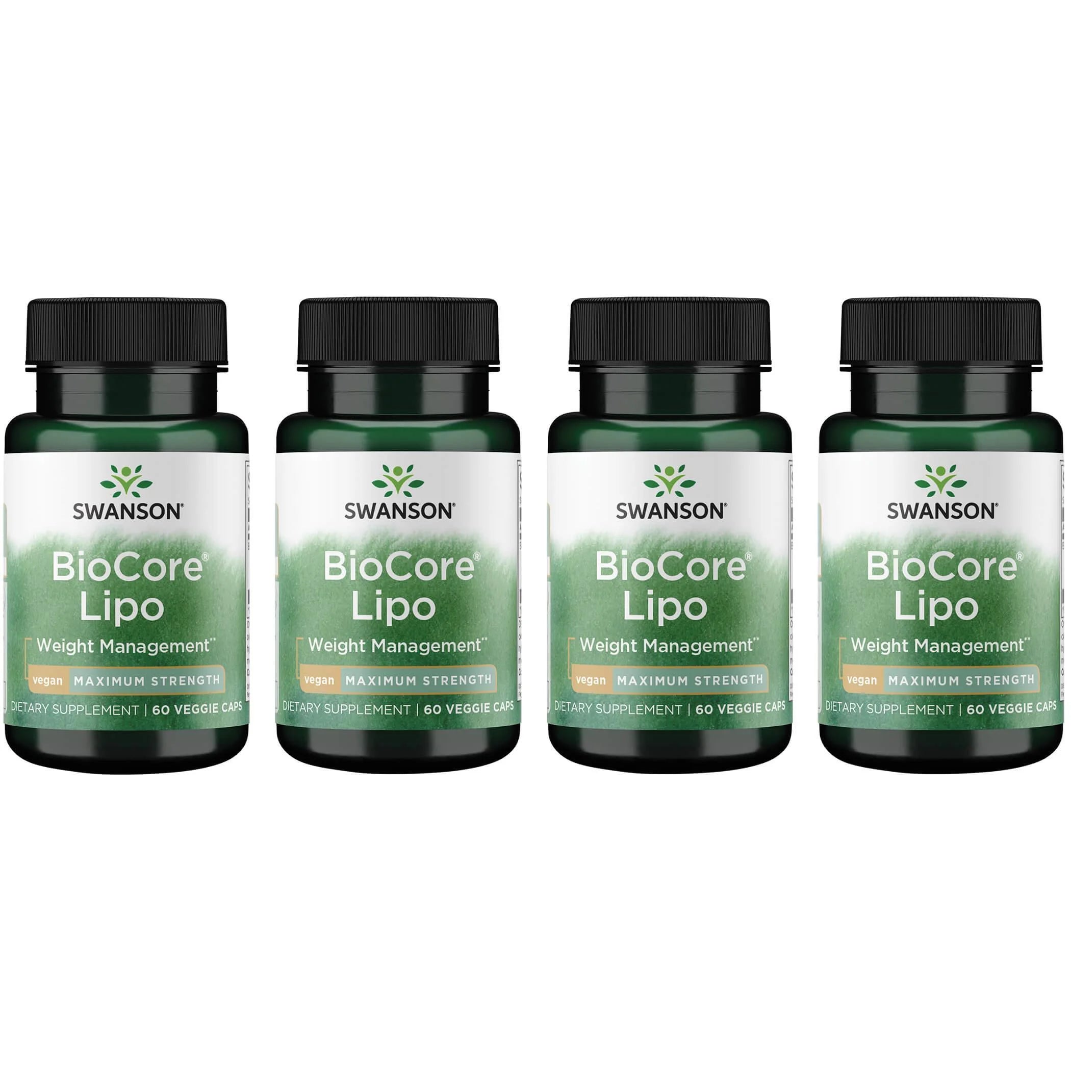 Biocore Lipo   Maximum Strength 10,000 Fip 60 Veg Caps 4 Pack