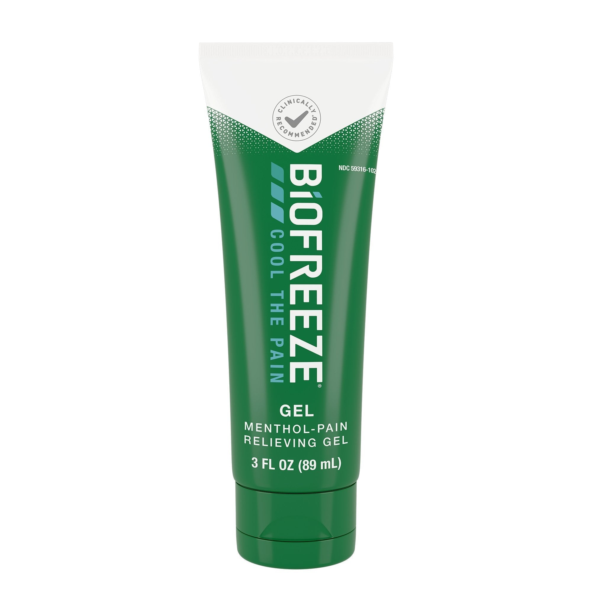 Topical Pain Relief Biofreeze 5% Strength Menthol Gel 3 oz.