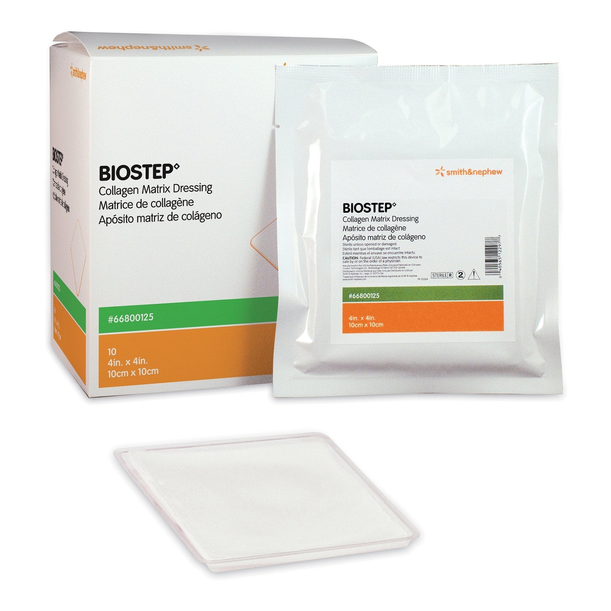 Collagen Dressing Biostep 4 X 4 Inch Square Sterile