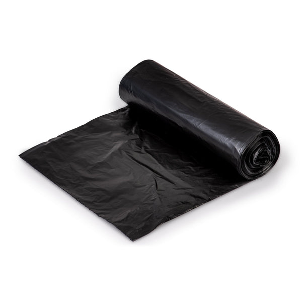 black HDPE Colonial Bag trash bags