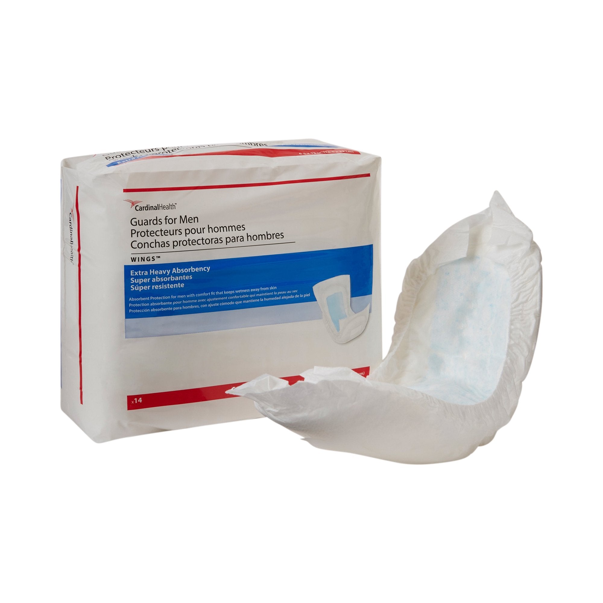 Bladder Control Pad Sure Care 6 1/2 X 13 Inch Heavy Absorbency Polymer Core One Size Fits Most