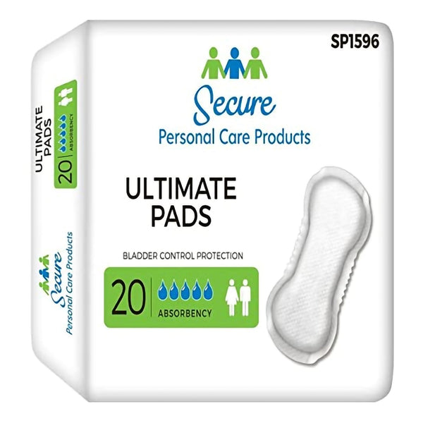 Bladder Control Pad TotalDry 16 1/2 Inch Length Heavy Absorbency Polymer Core Regular