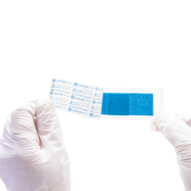 blue metal detectable woven bandage 3