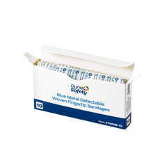 blue metal detectable woven bandage 6