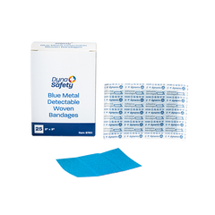 blue metal detectable woven bandage 6