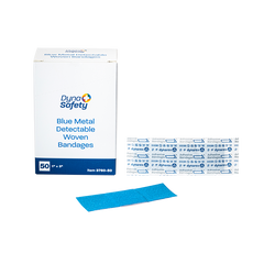 blue metal detectable woven bandage 6