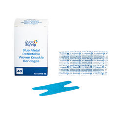 blue metal detectable woven bandage 6
