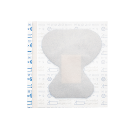 blue metal detectable woven bandage fingertip 3