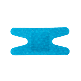 blue metal detectable woven bandage knuckle 1