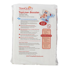 booster pad tranquility top liner contour 13 1 2 x 21 1 2 inch heavy absorbency super absorbent core one size fits most packaging type case