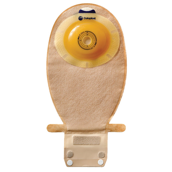 Ostomy Pouch SenSura EasiClose One Piece System 11 1/2 Inch Length, Maxi Convex Light, Trim to Fit 5/8 to 1 3/4 Inch Stoma Drainable