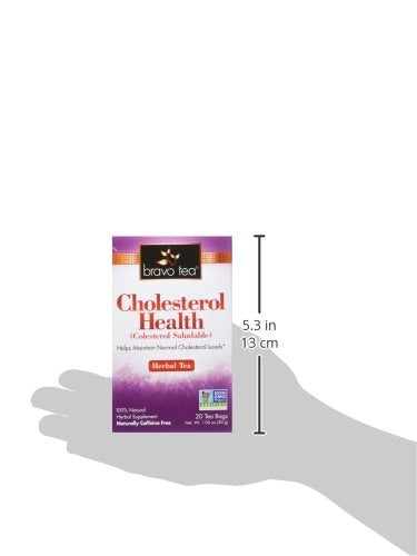 bravo teas and herbs tea cholesterol health 20 bag