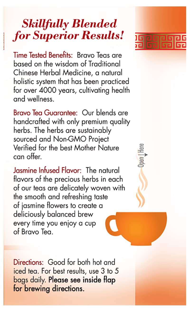 bravo teas and herbs tea daily immunity 20 bag