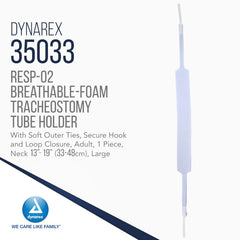 breathable foam trach tube holder 1 piece
