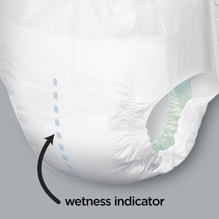Unisex Adult Incontinence Brief Depend Large Disposable Heavy Absorbency, Packaging Type- Case