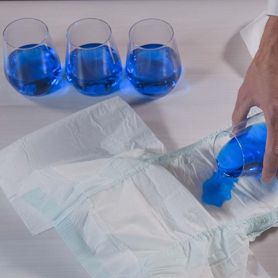 Unisex Adult Incontinence Brief Depend Large Disposable Heavy Absorbency, Packaging Type- Case