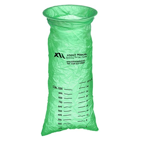 Emesis Bag 40 oz. Green, Packaging Type- Case