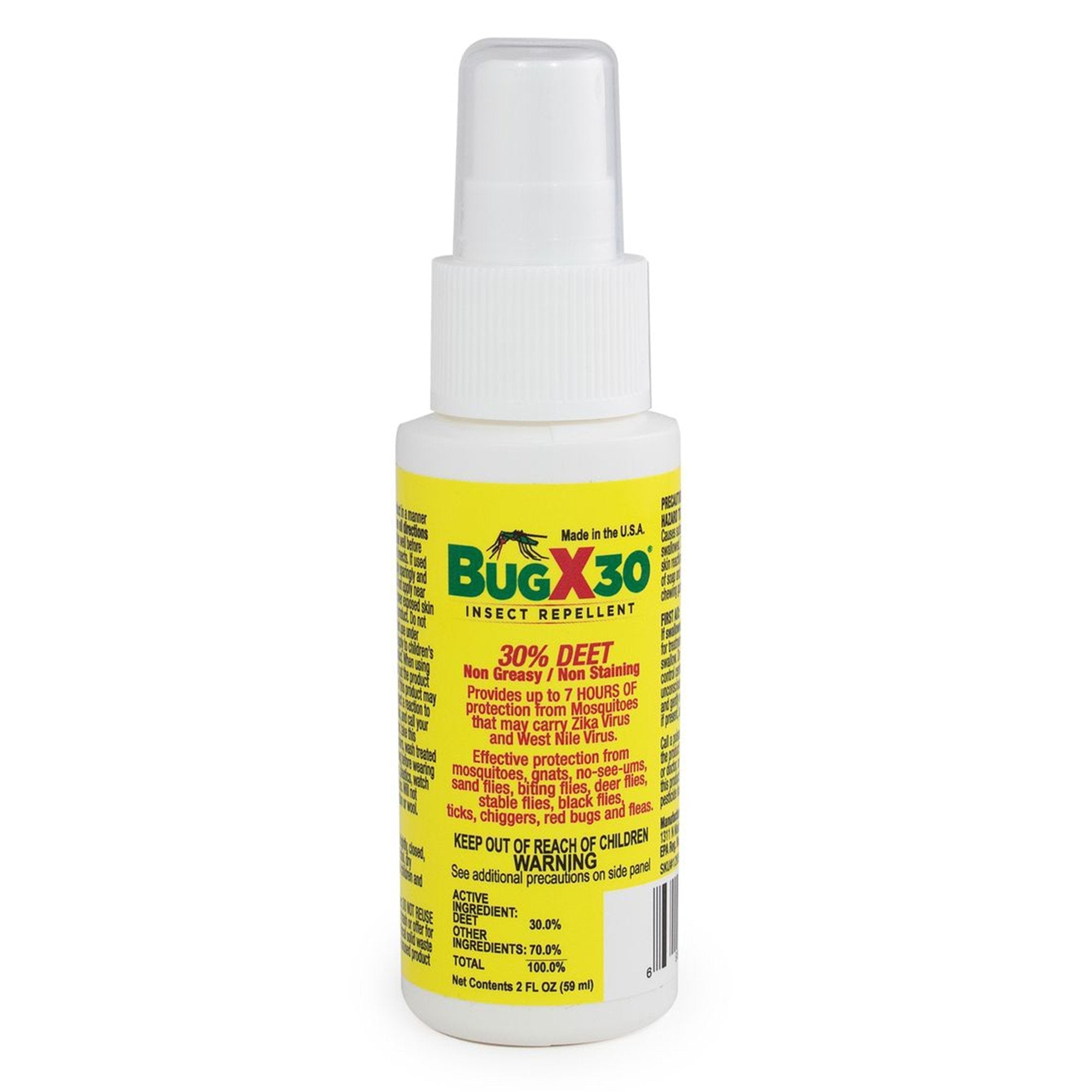 Insect Repellent DEET BugX 30 Topical Liquid 2 oz. Spray Bottle