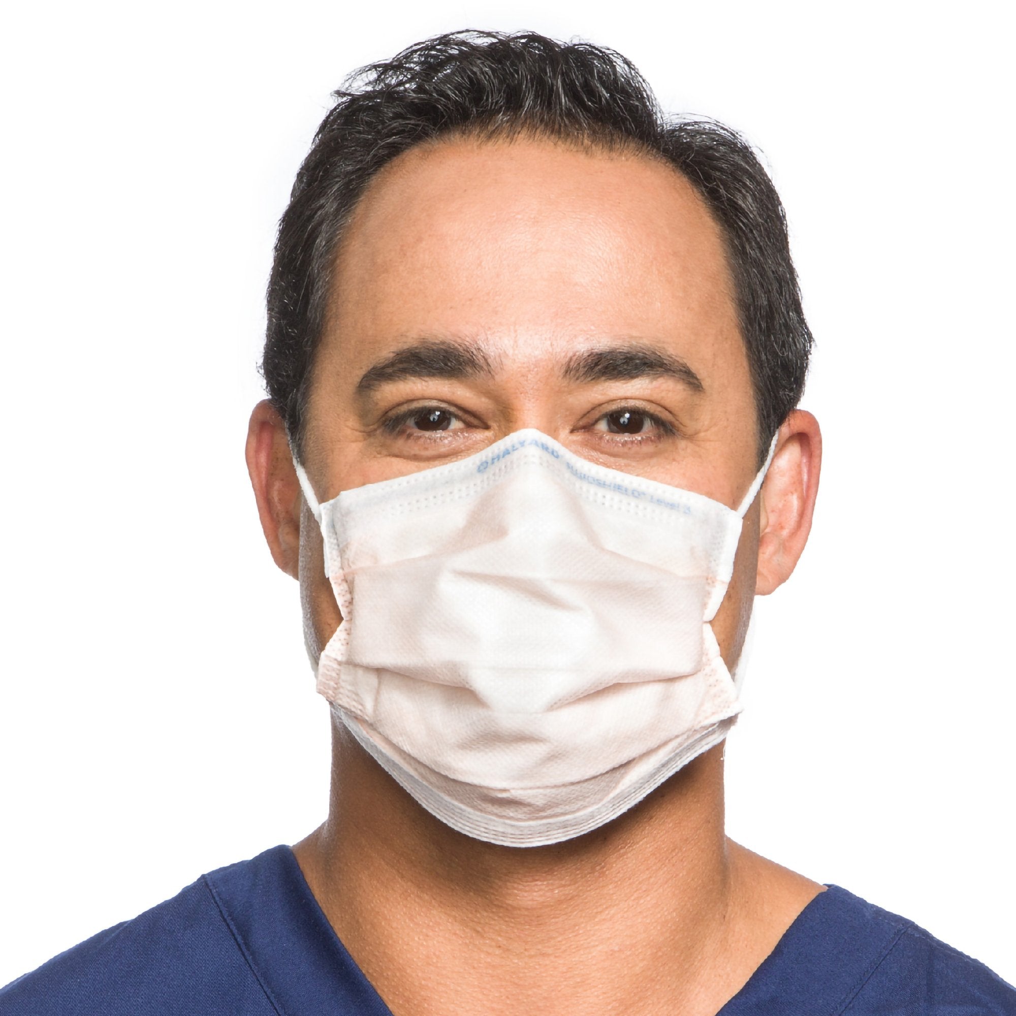 Procedure Mask FluidShield Anti-fog Foam ASTM Level 3 Earloops One Size Fits Most, Packaging Type- Box