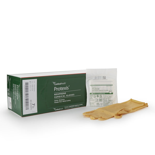 Surgical Glove Protexis (formerly Duraprene Plus ) Size 7.5 Sterile Polychloroprene Standard Cuff Length Smooth Ivory Chemo Tested