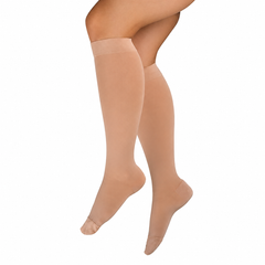 Firm Surg Wgt Stkngs Sm  Beige 20-30mmhg  Below Knee Clsd Toe
