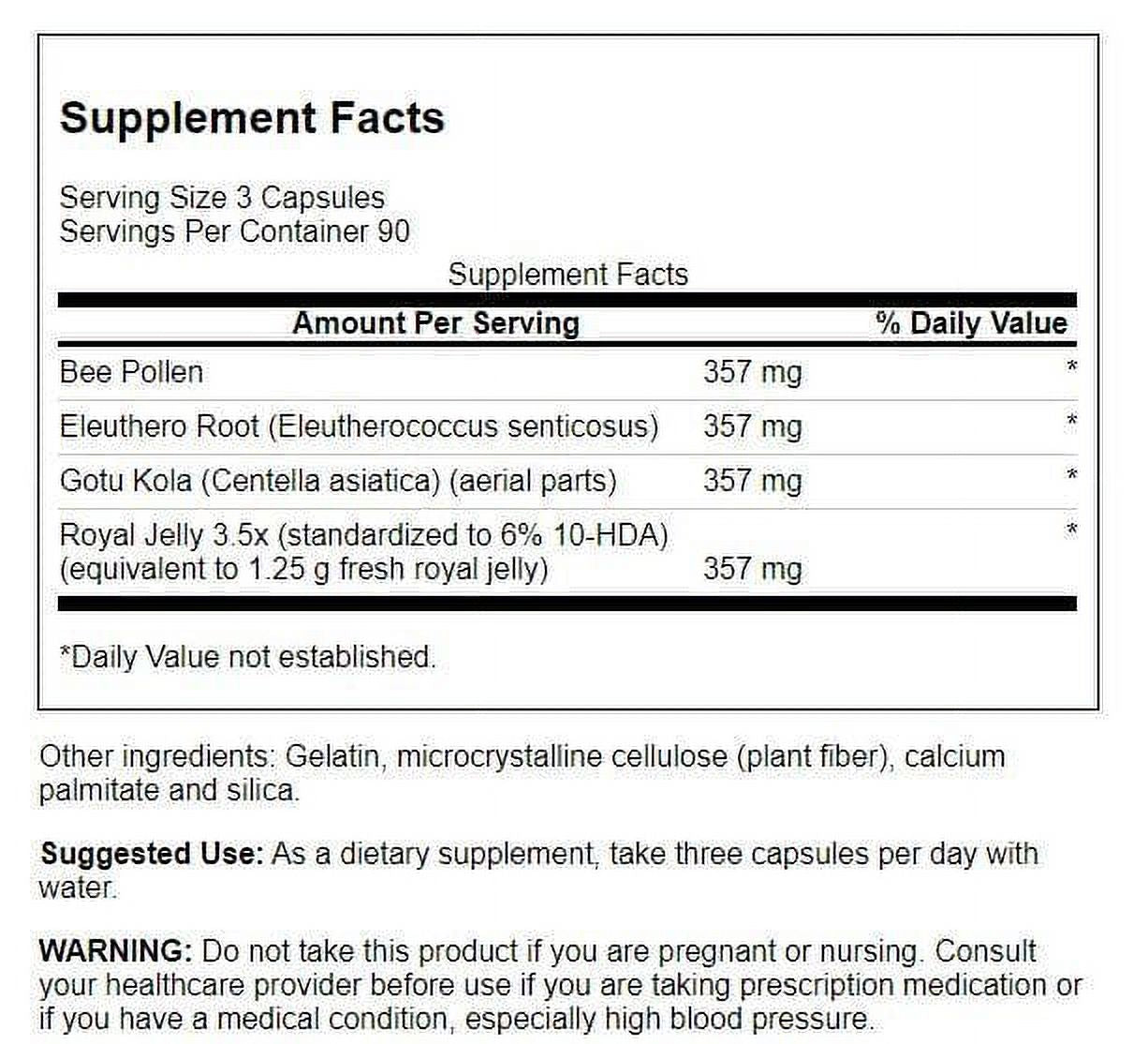 Swanson High Energy Complex 270 Caps 3 Pack