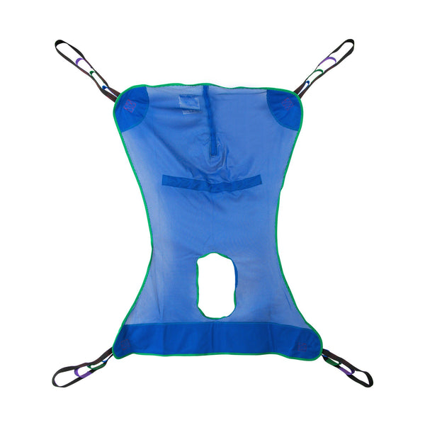 Full Body Commode Sling McKesson 4 or 6 Point Cradle Without Head Support Large 600 lbs. Weight Capacity Large · Pack: EA
